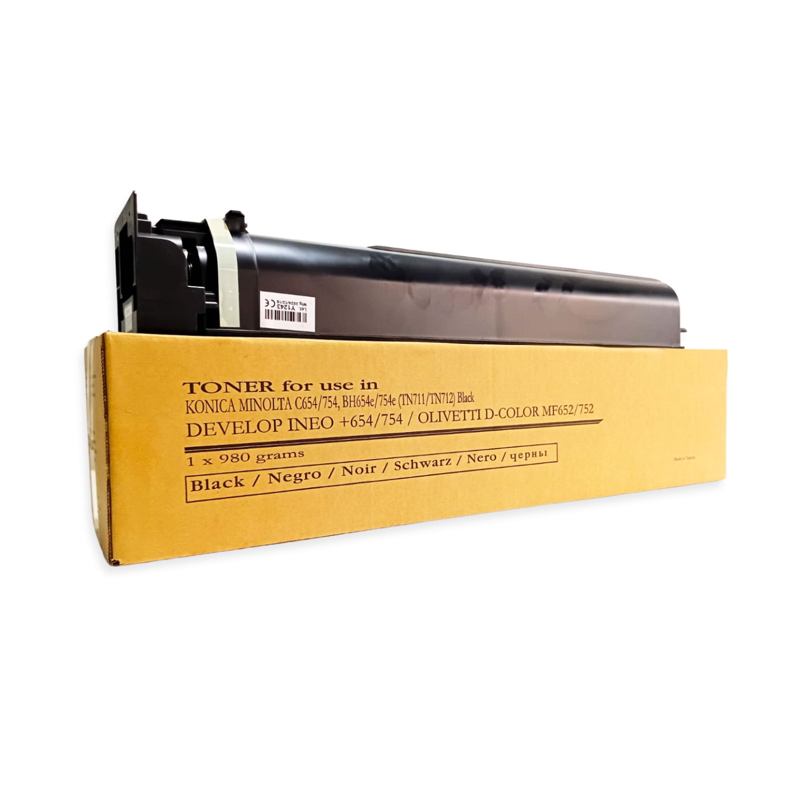 TONER COMPATIBLE BLACK BIZHUB C654 - Imagen 2