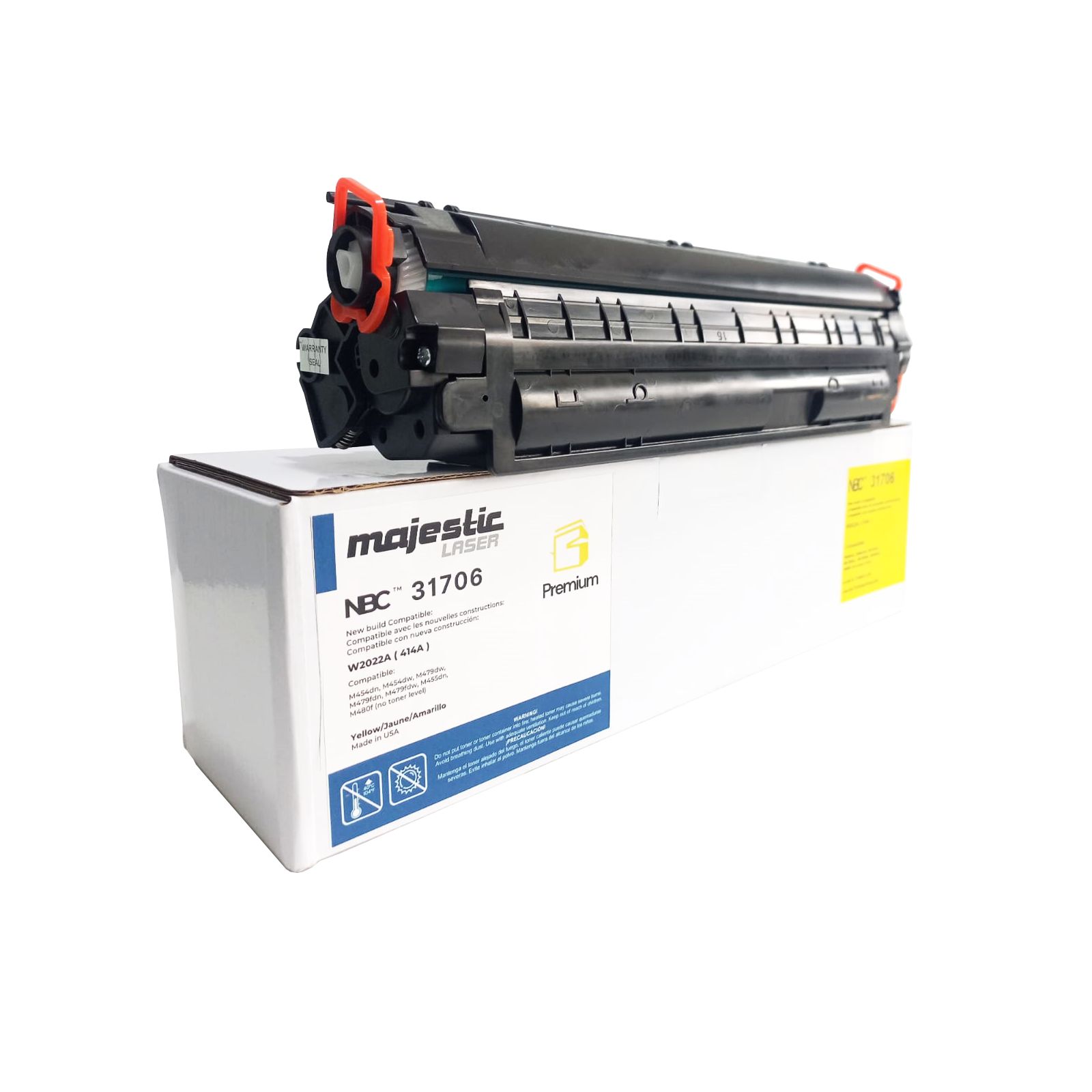 TONER COMPATIBLE HP 414A YELLOW - Imagen 2